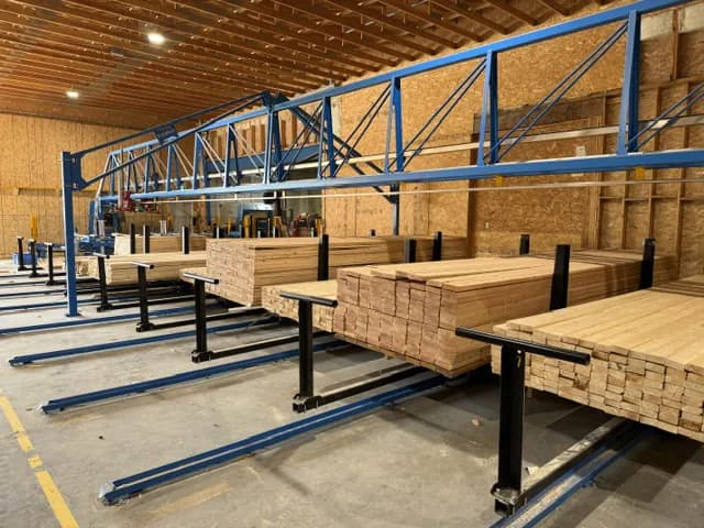 Large truss assembly area